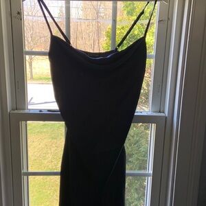 “Bebe” Navy dress, size small!